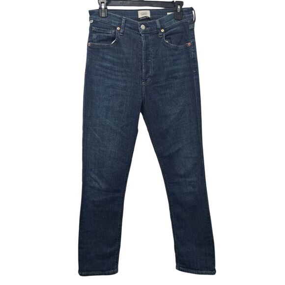 Citizen Of Humanity Premium Vintage Jolene High Rise Dark Blue Size 28 - Picture 3 of 14